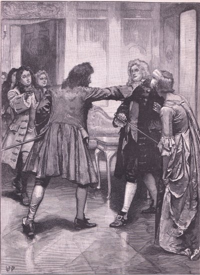 Walpoles skænderi med Townsend AD 1729 af Walter Paget